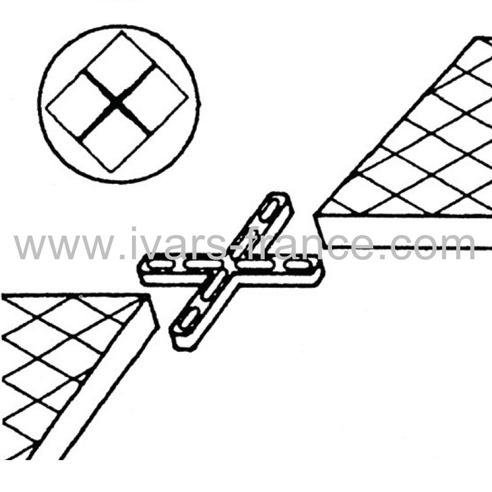 DAC - CROISILLONS POUR CARRELEUR - Croisillons en 